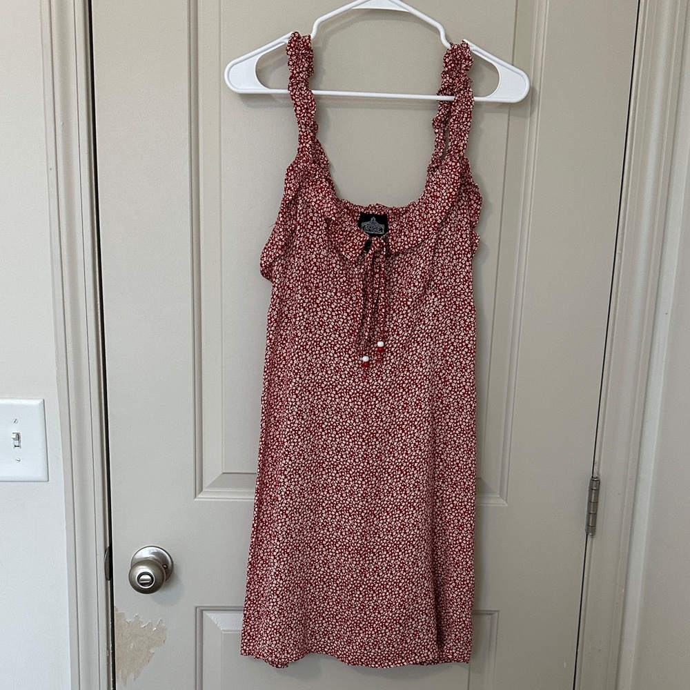 Dry Goods Red Floral Dress
